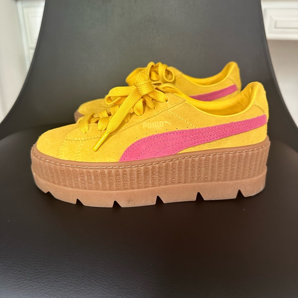 Puma X Fenty by Rihanna Cleated Suede Sneakers